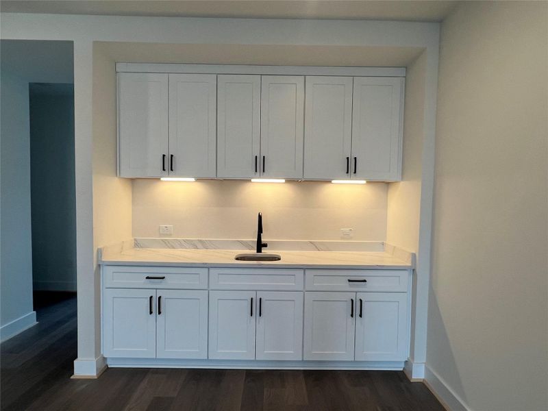 Furnished interior view inside a new home in The Grove, Austin (Image 16).