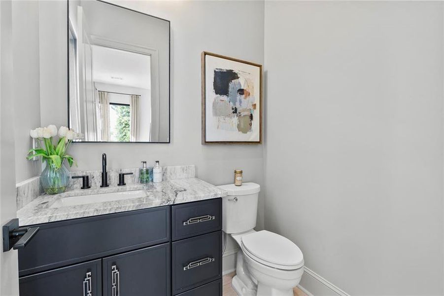 Furnished interior view inside a new home in , Atlanta (Image 37).