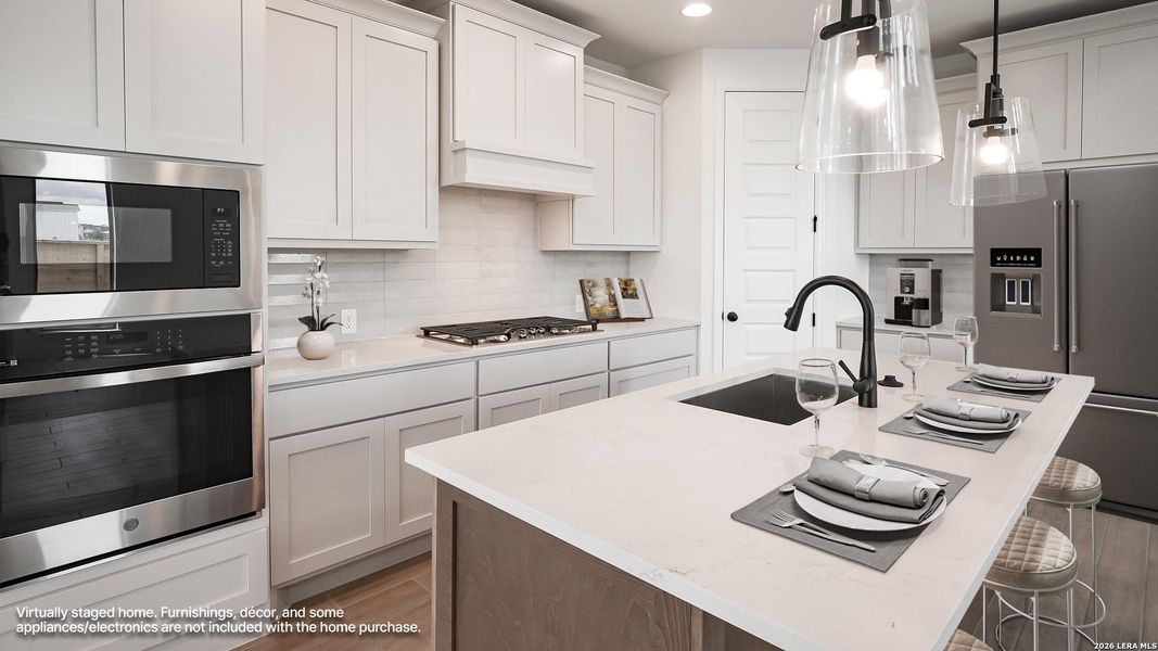 Furnished interior view inside a new home in Solms Landing, New Braunfels (Image 7).