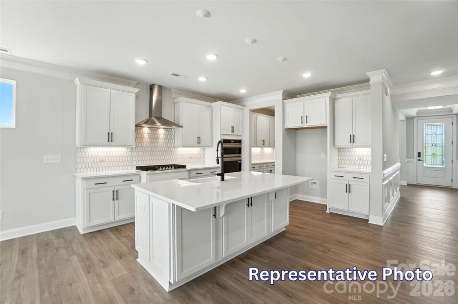 Furnished interior view inside a new home in Enclave at Riverdale, Huntersville (Image 5).
