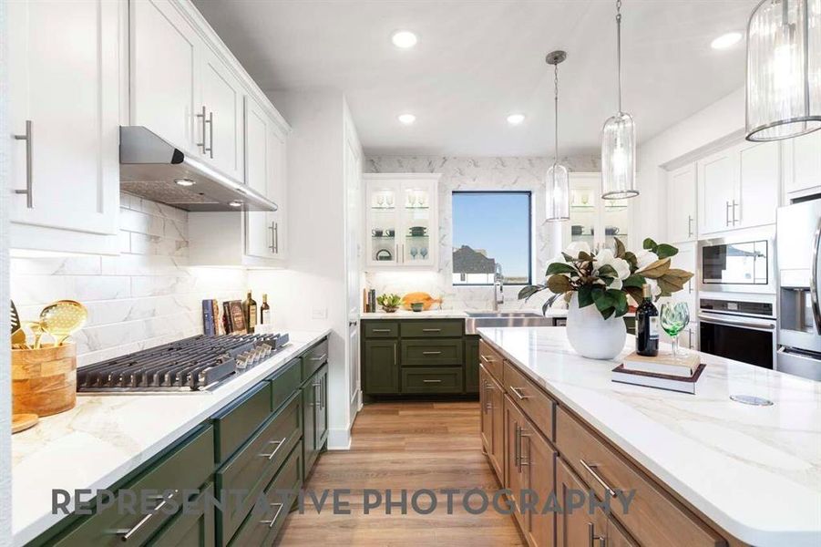 Furnished interior view inside a new home in Mosaic, Celina (Image 4).