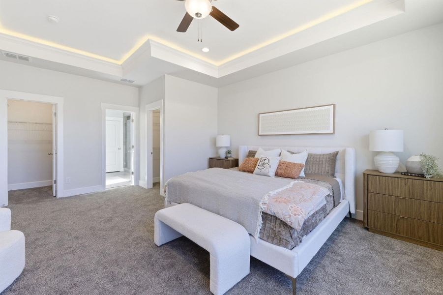 Furnished interior view inside a new home in Lonesome Dove, San Antonio (Image 16).
