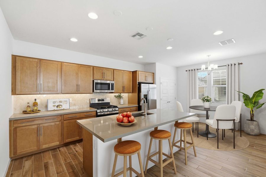 Furnished interior view inside a new home in Parkside, Avondale (Image 5).