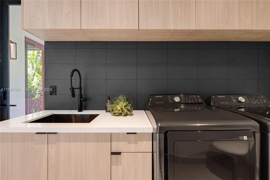 Close-up of interior finishes inside a home in , Miami (Image 25).