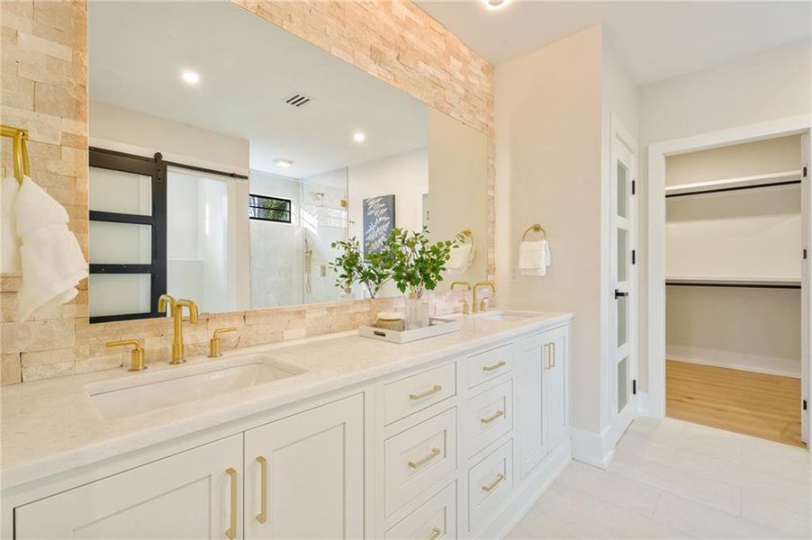 Furnished interior view inside a new home in , Canton (Image 51).