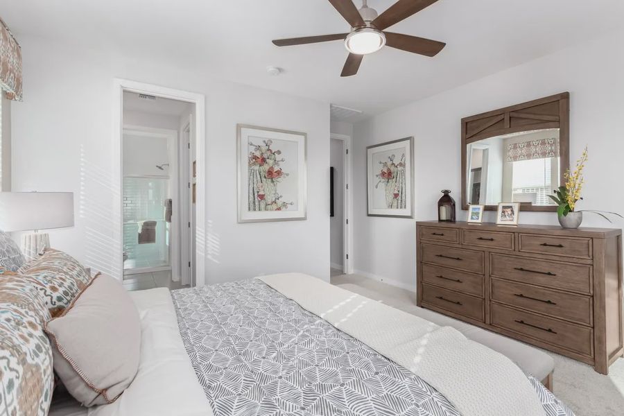 Furnished interior view inside a new home in Avanti at Granite Vista, Waddell (Image 11).