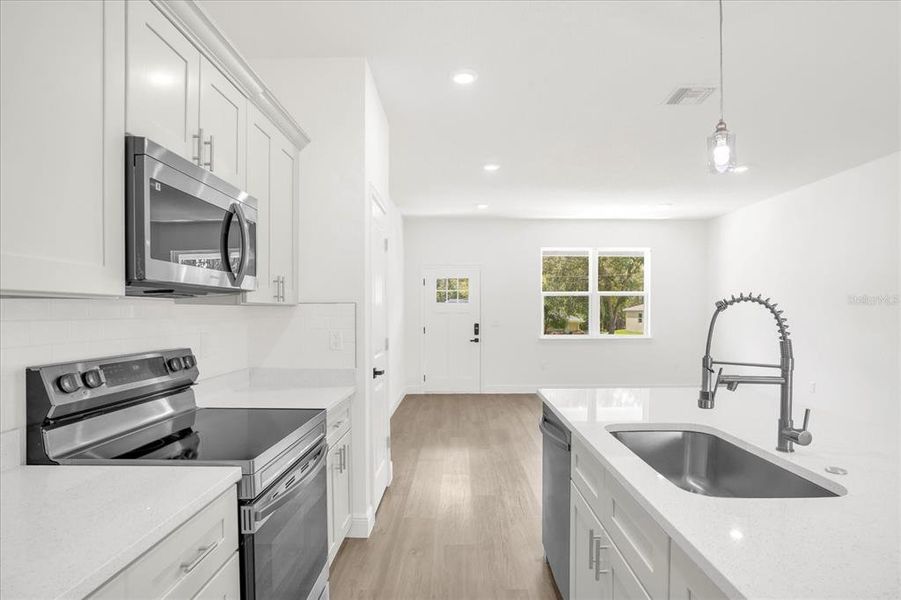 Furnished interior view inside a new home in , Citrus Springs (Image 5). Furnished interior view inside a new home in , Citrus Springs (Image 5).