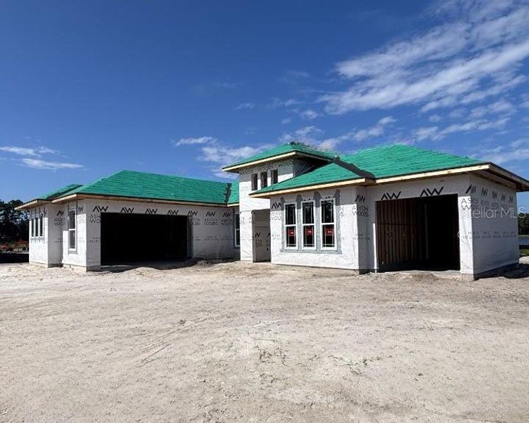 In-progress construction of a new home in Ardisia Park Estate, New Smyrna Beach, FL (Image 17).