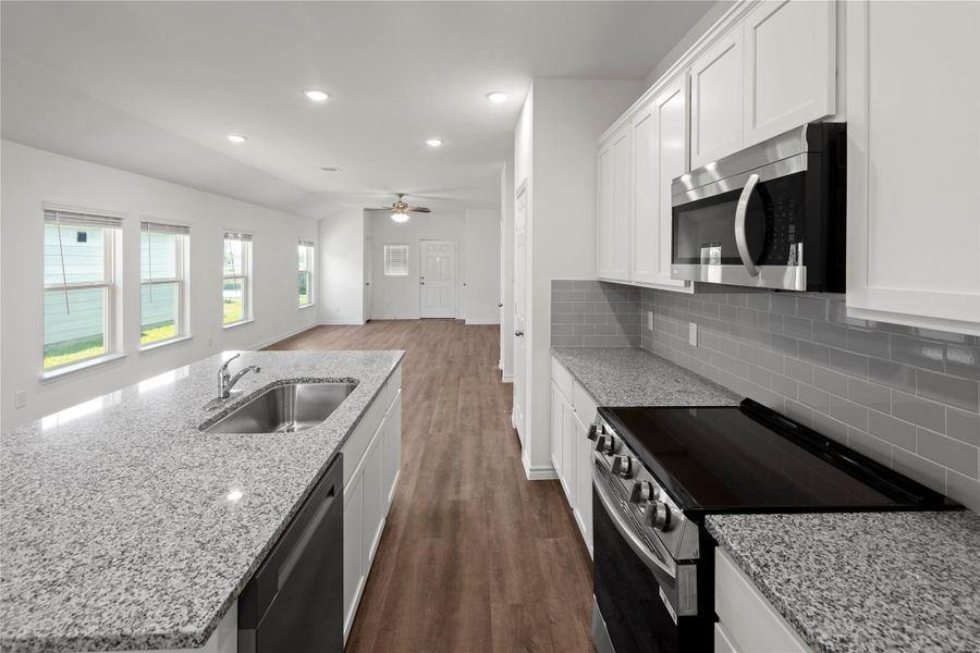 Furnished interior view inside a new home in , Dayton (Image 4).