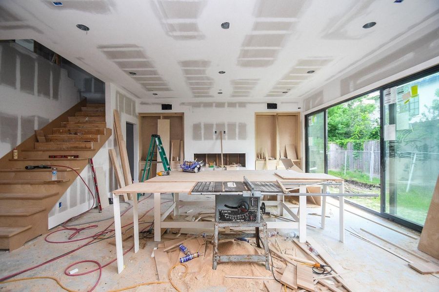 In-progress construction of a new home in , Houston, TX (Image 7).