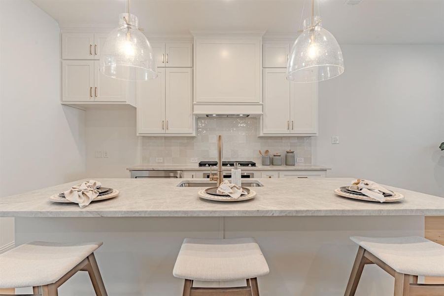 Furnished interior view inside a new home in , Aledo (Image 31).