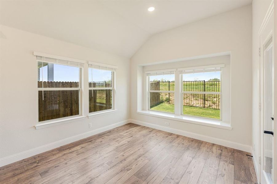 Spacious, unfurnished interior of a new home in Godley Ranch Classic, Godley (Image 28). Spacious, unfurnished interior of a new home in Godley Ranch Classic, Godley (Image 28).