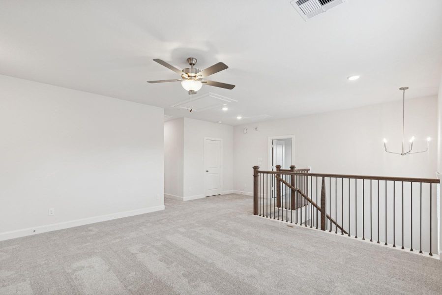 Spacious, unfurnished interior of a new home in Dunham Pointe 50' Homesites, Cypress (Image 26). Spacious, unfurnished interior of a new home in Dunham Pointe 50' Homesites, Cypress (Image 26).