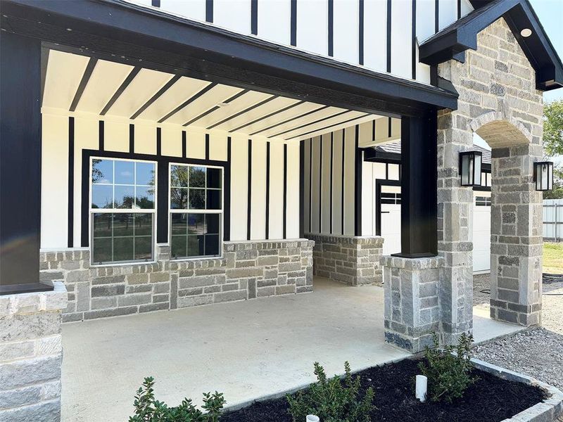 Front exterior of a new home in , Mabank, TX, highlighting curb appeal (Image 18).