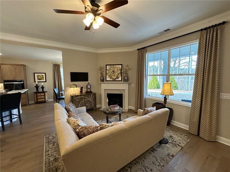 Furnished interior view inside a new home in , Cumming (Image 6).