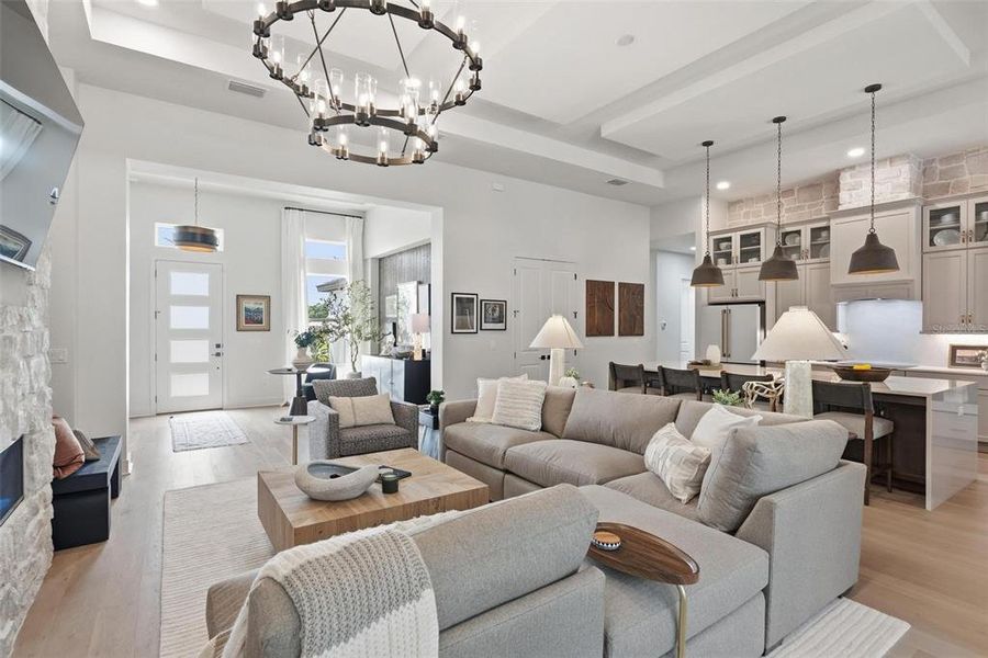 Furnished interior view inside a new home in , Ormond Beach (Image 8).