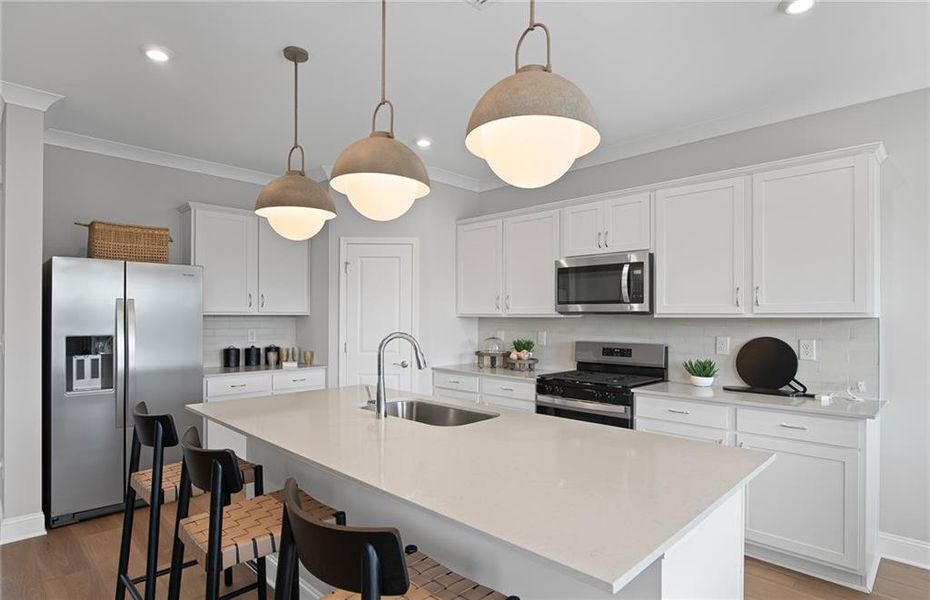 Furnished interior view inside a new home in Overland, Locust Grove (Image 11).
