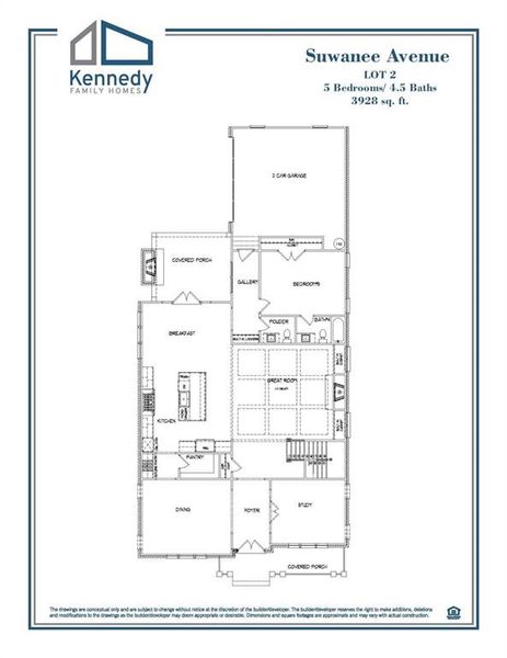 2D floor plan layout of this home in , Suwanee, GA (Image 6).