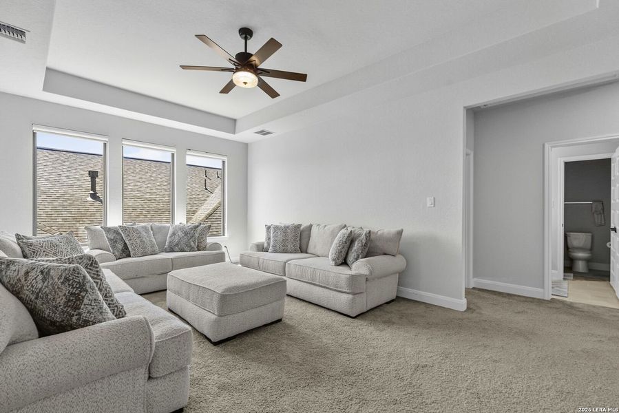 Furnished interior view inside a new home in Kallison Ranch, San Antonio (Image 15).