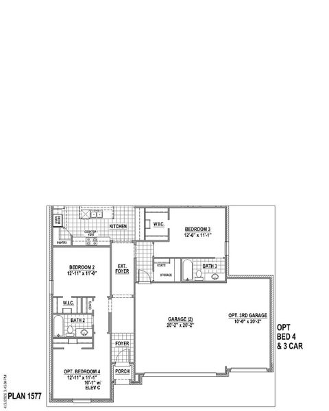 Plan 1577 Options 3 (3C) Plan 1577 Options 3 (3C)