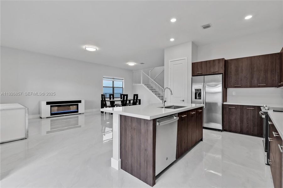 Furnished interior view inside a new home in , Miramar (Image 3).