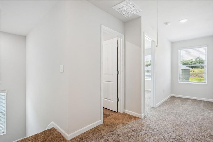 Spacious, unfurnished interior of a new home in River Walk Farm, Covington (Image 28). Spacious, unfurnished interior of a new home in River Walk Farm, Covington (Image 28).