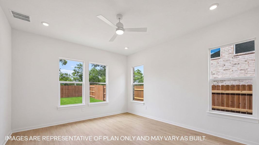 Representative unfurnished interior of a home built from the The Keller by D.R. Horton in The Enclave at Bar W Ranch, Leander (Image 20).