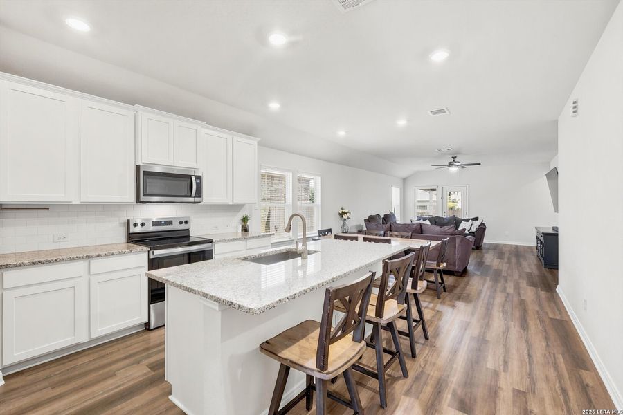 Furnished interior view inside a new home in , San Antonio (Image 8).