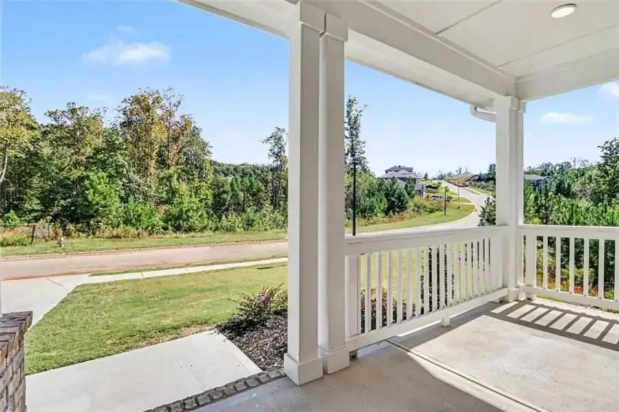 Exterior details and patio area of a home in Thunder Ridge, Dawsonville (Image 3).