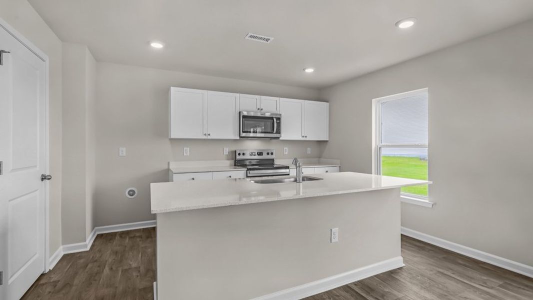 Furnished interior view inside a new home in Fiddlers Landing, Winston-Salem (Image 4).