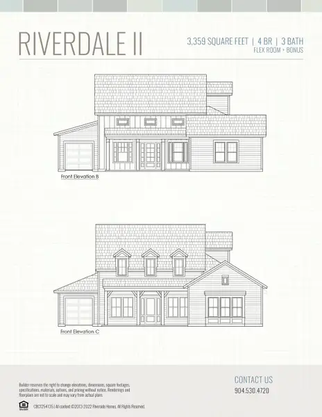 Representative rendering of the exterior for the Riverdale by Riverside Homes (Image 3). Representative rendering of the exterior for the Riverdale by Riverside Homes (Image 3).