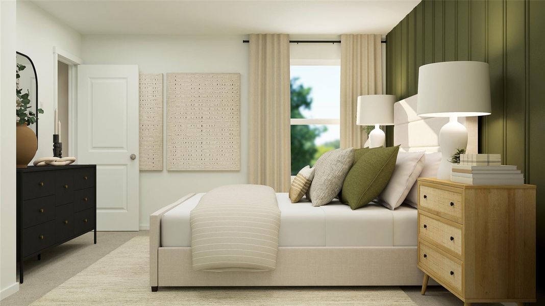 Furnished interior view inside a new home in Synova, Crosby (Image 12).