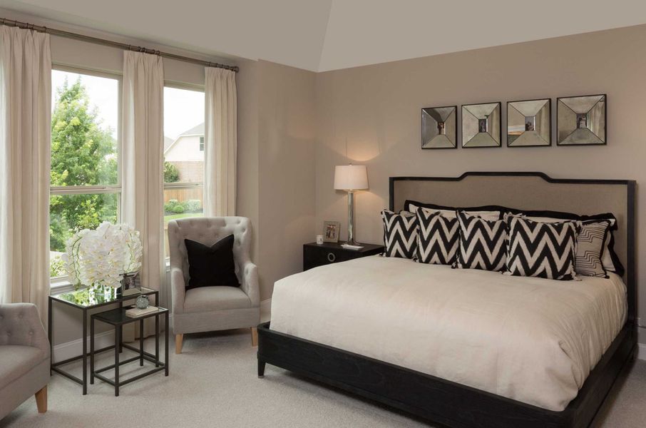 Representative Primary Bedroom - some options shown