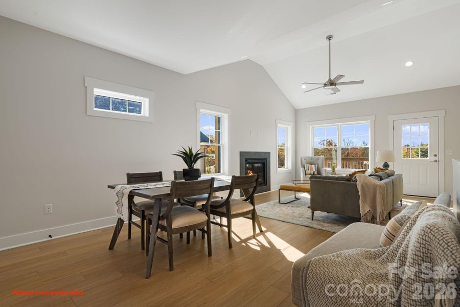 Furnished interior view inside a new home in , Weaverville (Image 6).