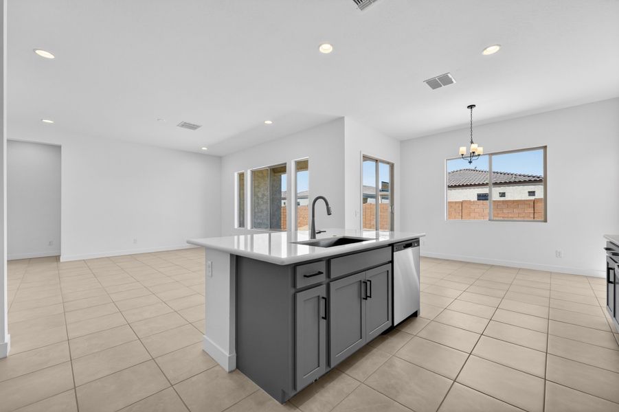 Furnished interior view inside a new home in Combs Ranch, San Tan Valley (Image 12).