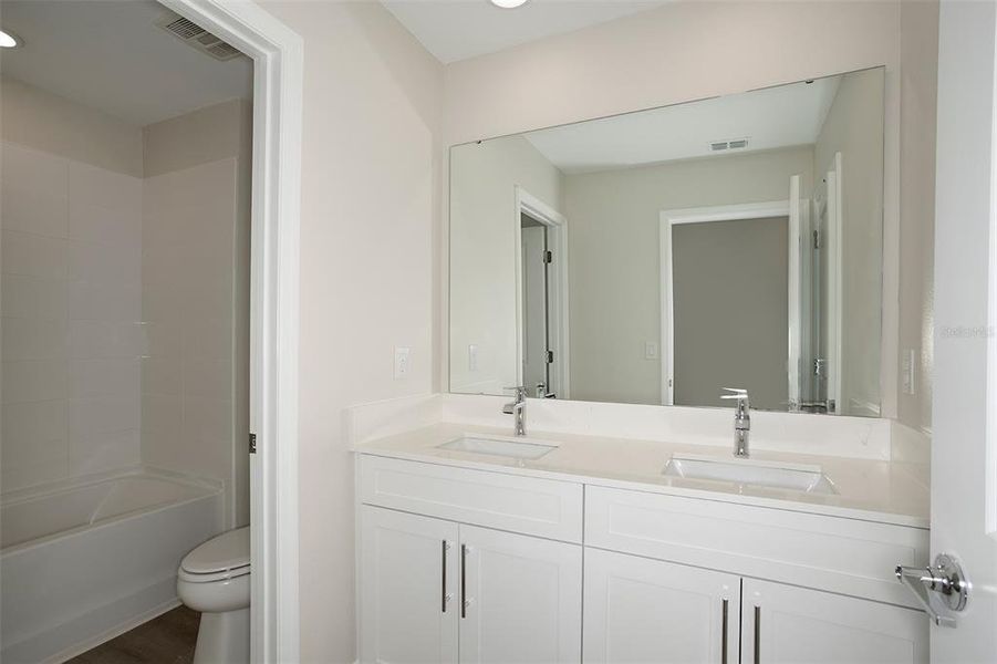 Furnished interior view inside a new home in Pasadena Woods, Dade City (Image 10).