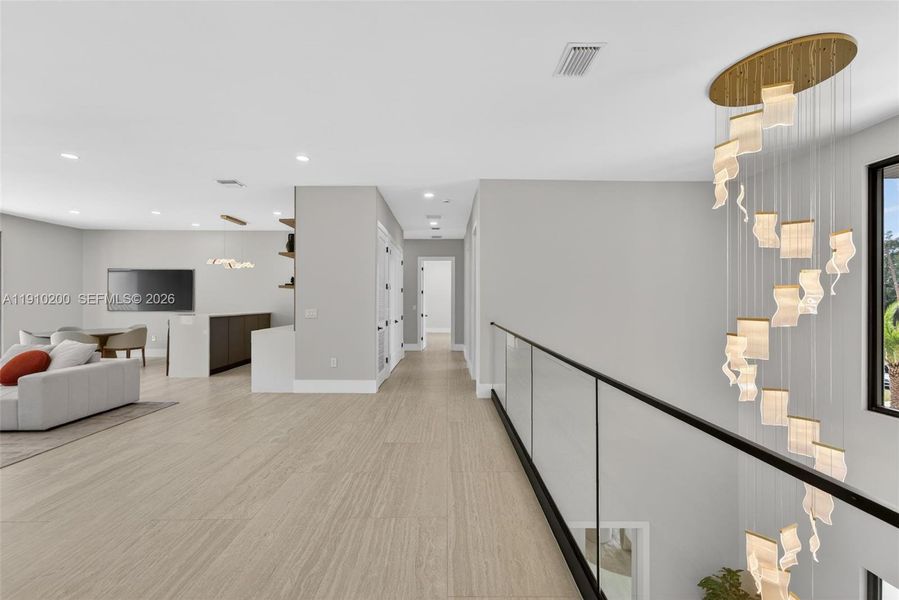 Furnished interior view inside a new home in , Parkland (Image 37).