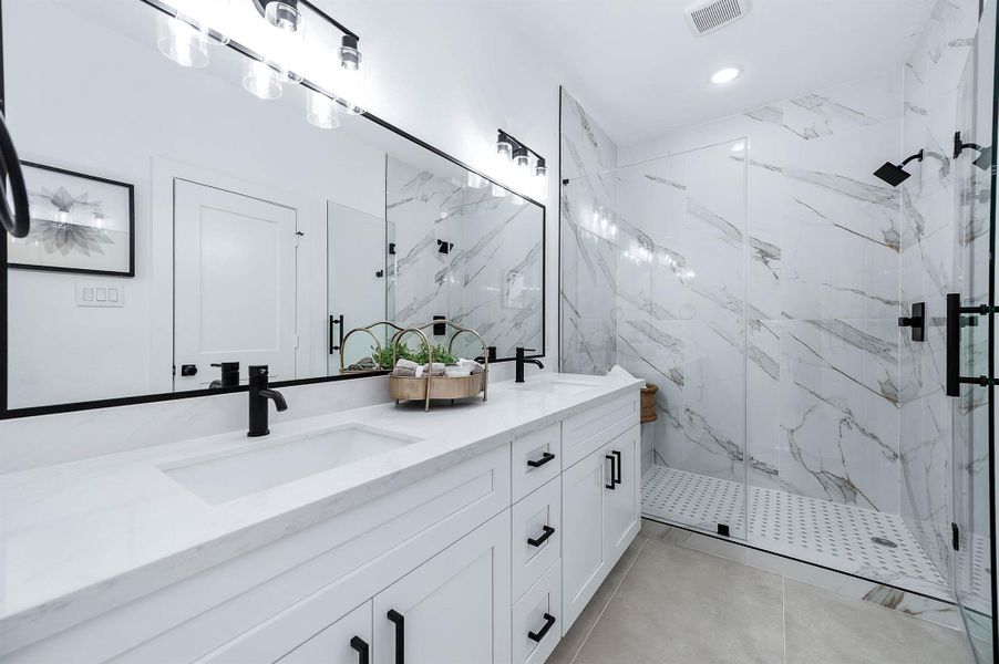 Furnished interior view inside a new home in , Houston (Image 20).