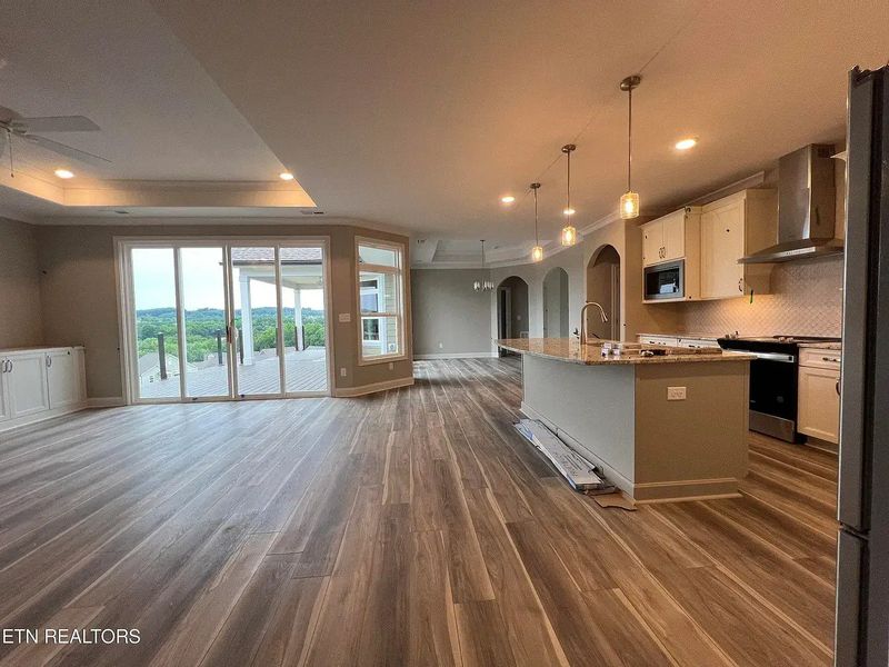 Furnished interior in a model home at The Grove At Haven Hill in Lenoir City (Image 9).