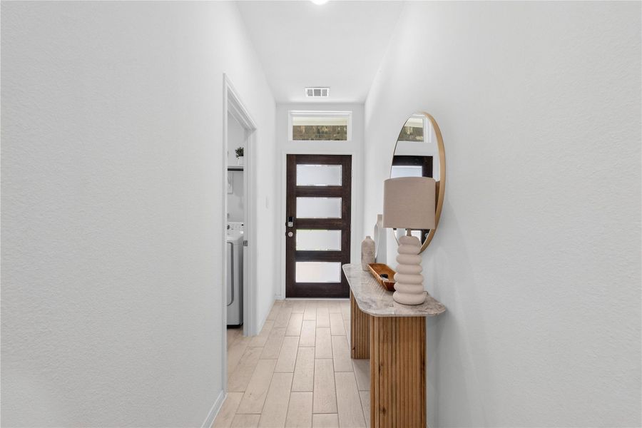 Furnished interior view inside a new home in Balmoral East, Houston (Image 8). Furnished interior view inside a new home in Balmoral East, Houston (Image 8).
