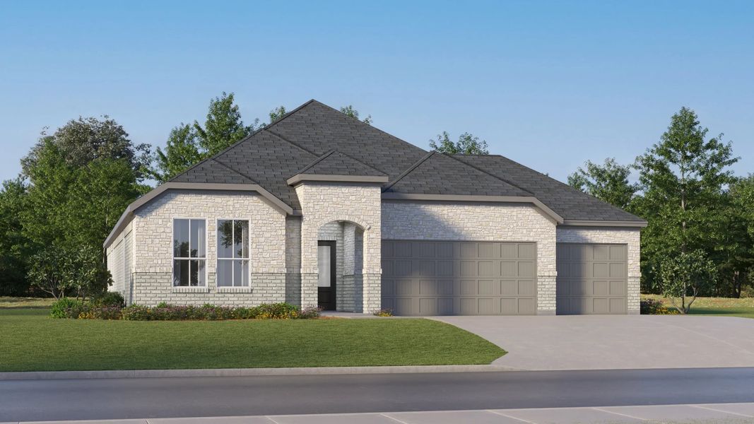 Home exterior render streetview Home exterior render streetview