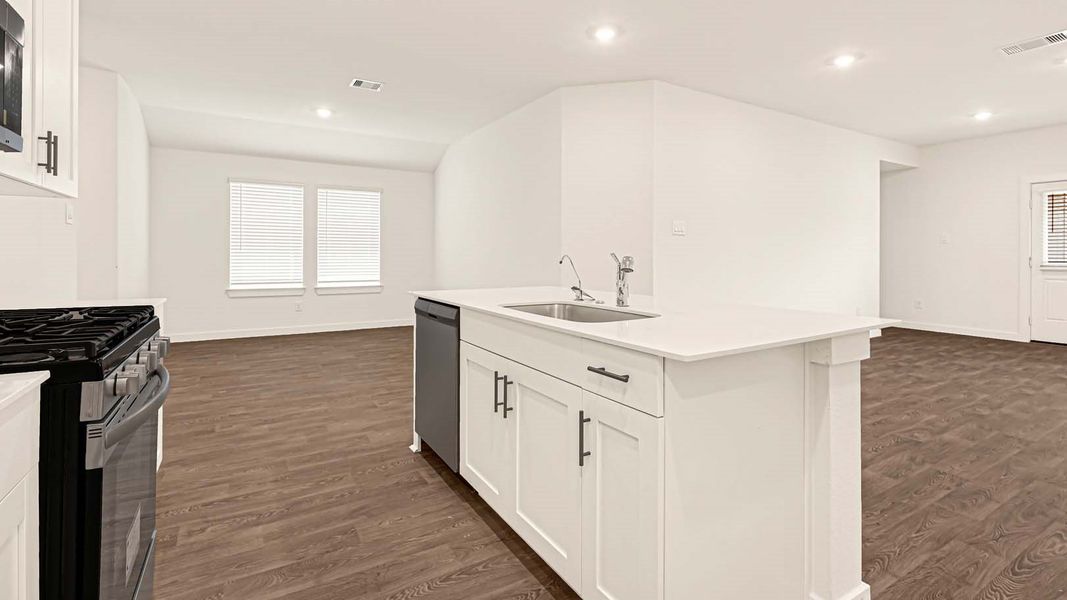 Furnished interior view inside a new home in Holly Ridge, Rosenberg (Image 8).