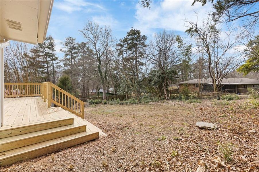 Exterior details and patio area of a home in , Marietta (Image 32).