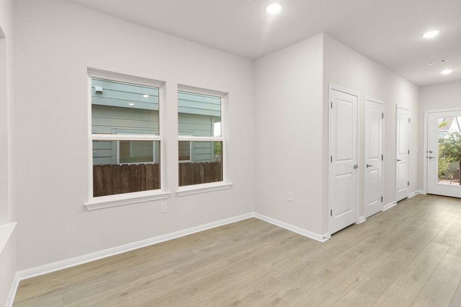 Spacious, unfurnished interior of a new home in Whisper Valley, Manor (Image 12).