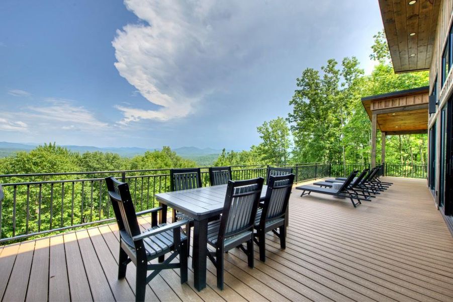 Exterior details and patio area of a home in , Blue Ridge (Image 3).