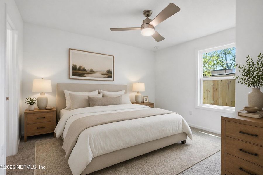 Furnished interior view inside a new home in , Jacksonville (Image 7).