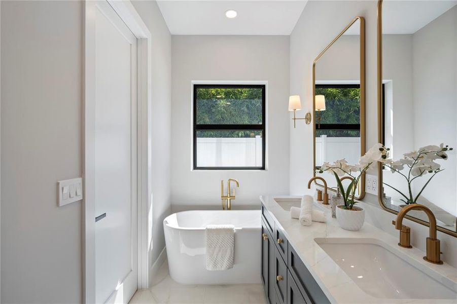 Furnished interior view inside a new home in , Winter Park (Image 39).