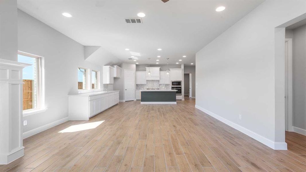 Spacious, unfurnished interior of a new home in The Heights At Uptown Celina 45', Celina (Image 17). Spacious, unfurnished interior of a new home in The Heights At Uptown Celina 45', Celina (Image 17).