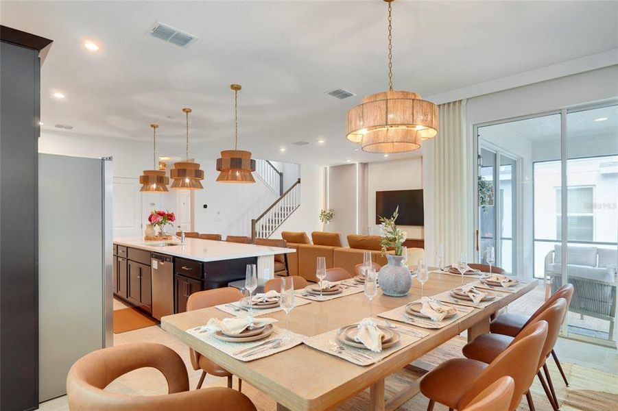 Furnished interior view inside a new home in Solara Resort, Kissimmee (Image 33).