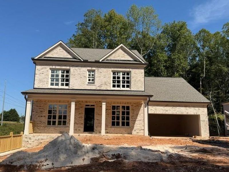 In-progress construction of a new home in , Buford, GA (Image 6).